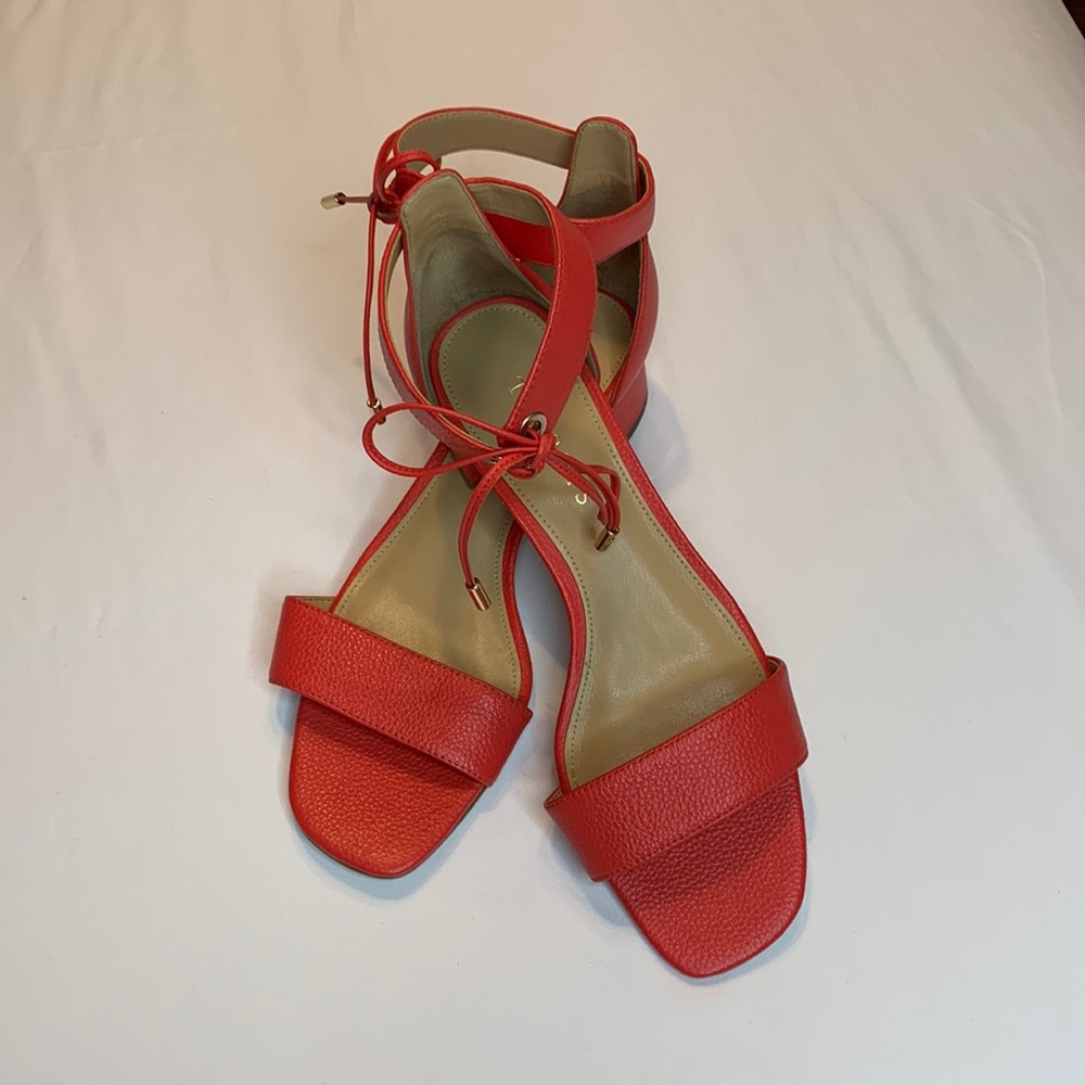 Talbots Sandals Coral Open Toe Ankle Strap Size: 7M